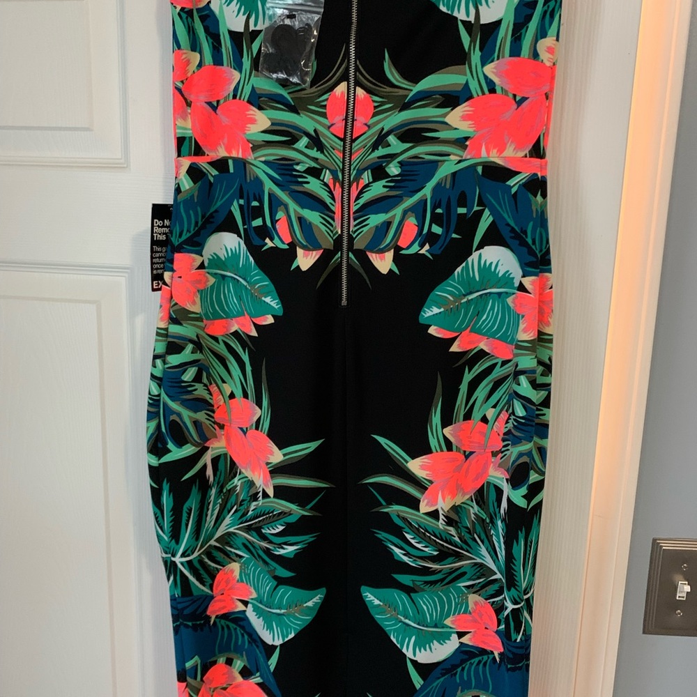Floral midi tub top dress! Never been worn!